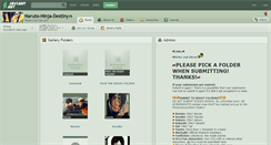 Desktop Screenshot of naruto-ninja-destiny.deviantart.com