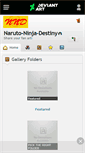 Mobile Screenshot of naruto-ninja-destiny.deviantart.com