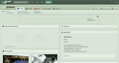Desktop Screenshot of delaquez.deviantart.com