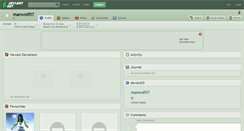 Desktop Screenshot of manwolf07.deviantart.com