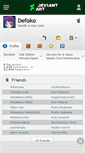 Mobile Screenshot of defoko.deviantart.com