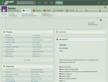 Tablet Screenshot of defoko.deviantart.com