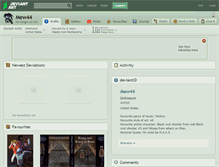 Tablet Screenshot of mew44.deviantart.com