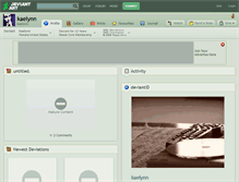 Tablet Screenshot of kaelynn.deviantart.com