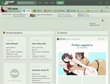 Tablet Screenshot of kill-zone.deviantart.com