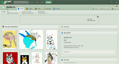 Desktop Screenshot of neofur14.deviantart.com