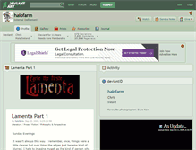 Tablet Screenshot of halofarm.deviantart.com