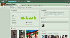 Desktop Screenshot of lara-croft-fans.deviantart.com