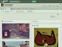 Tablet Screenshot of keremcan89.deviantart.com