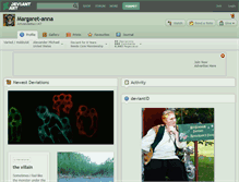 Tablet Screenshot of margaret-anna.deviantart.com