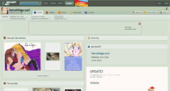 Desktop Screenshot of herushingu-yuri.deviantart.com
