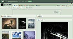 Desktop Screenshot of funnycreature.deviantart.com