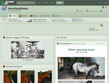 Tablet Screenshot of horsestockphotos.deviantart.com