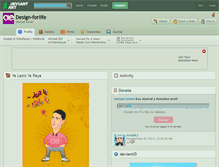 Tablet Screenshot of design-forlife.deviantart.com