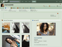 Tablet Screenshot of charmed2482.deviantart.com