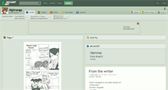 Desktop Screenshot of digimanga.deviantart.com