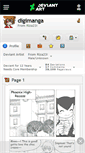 Mobile Screenshot of digimanga.deviantart.com