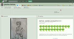 Desktop Screenshot of mistykazu-darkness.deviantart.com