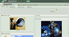 Desktop Screenshot of dementedioser.deviantart.com