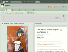 Tablet Screenshot of miychi.deviantart.com