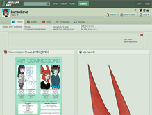 Tablet Screenshot of lunaxlove.deviantart.com