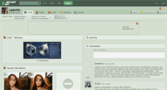 Desktop Screenshot of ladonite.deviantart.com