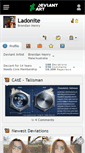 Mobile Screenshot of ladonite.deviantart.com