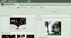 Desktop Screenshot of creamcup-a-cake.deviantart.com