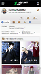 Mobile Screenshot of demochalatte.deviantart.com