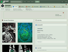 Tablet Screenshot of neocaos.deviantart.com