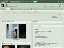 Tablet Screenshot of kaiba-j.deviantart.com