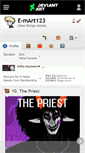 Mobile Screenshot of e-mart123.deviantart.com