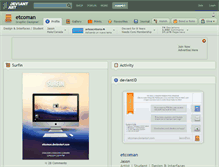 Tablet Screenshot of etcoman.deviantart.com