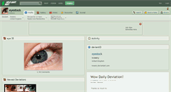 Desktop Screenshot of eyestock.deviantart.com