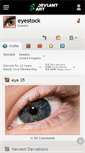 Mobile Screenshot of eyestock.deviantart.com
