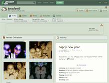 Tablet Screenshot of jonasfan65.deviantart.com
