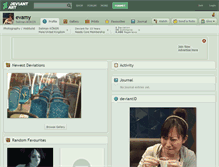 Tablet Screenshot of evamy.deviantart.com