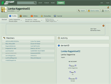 Tablet Screenshot of lenka-kagamine02.deviantart.com
