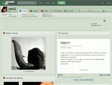 Tablet Screenshot of jole22.deviantart.com