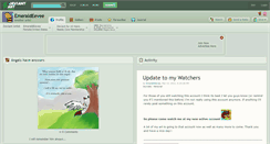 Desktop Screenshot of emeraldeevee.deviantart.com