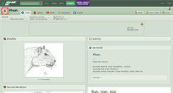 Desktop Screenshot of khaan.deviantart.com