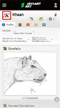Mobile Screenshot of khaan.deviantart.com