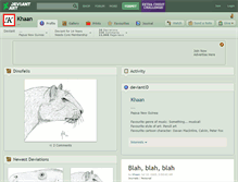 Tablet Screenshot of khaan.deviantart.com