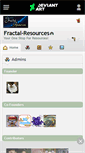 Mobile Screenshot of fractal-resources.deviantart.com