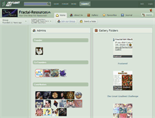 Tablet Screenshot of fractal-resources.deviantart.com