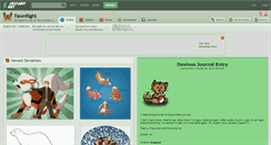 Desktop Screenshot of fawnflight.deviantart.com