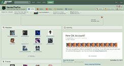 Desktop Screenshot of kaurauthefox.deviantart.com