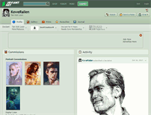 Tablet Screenshot of kowerallen.deviantart.com