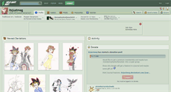Desktop Screenshot of itsjustmeg.deviantart.com