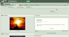 Desktop Screenshot of cre8ivmynd.deviantart.com